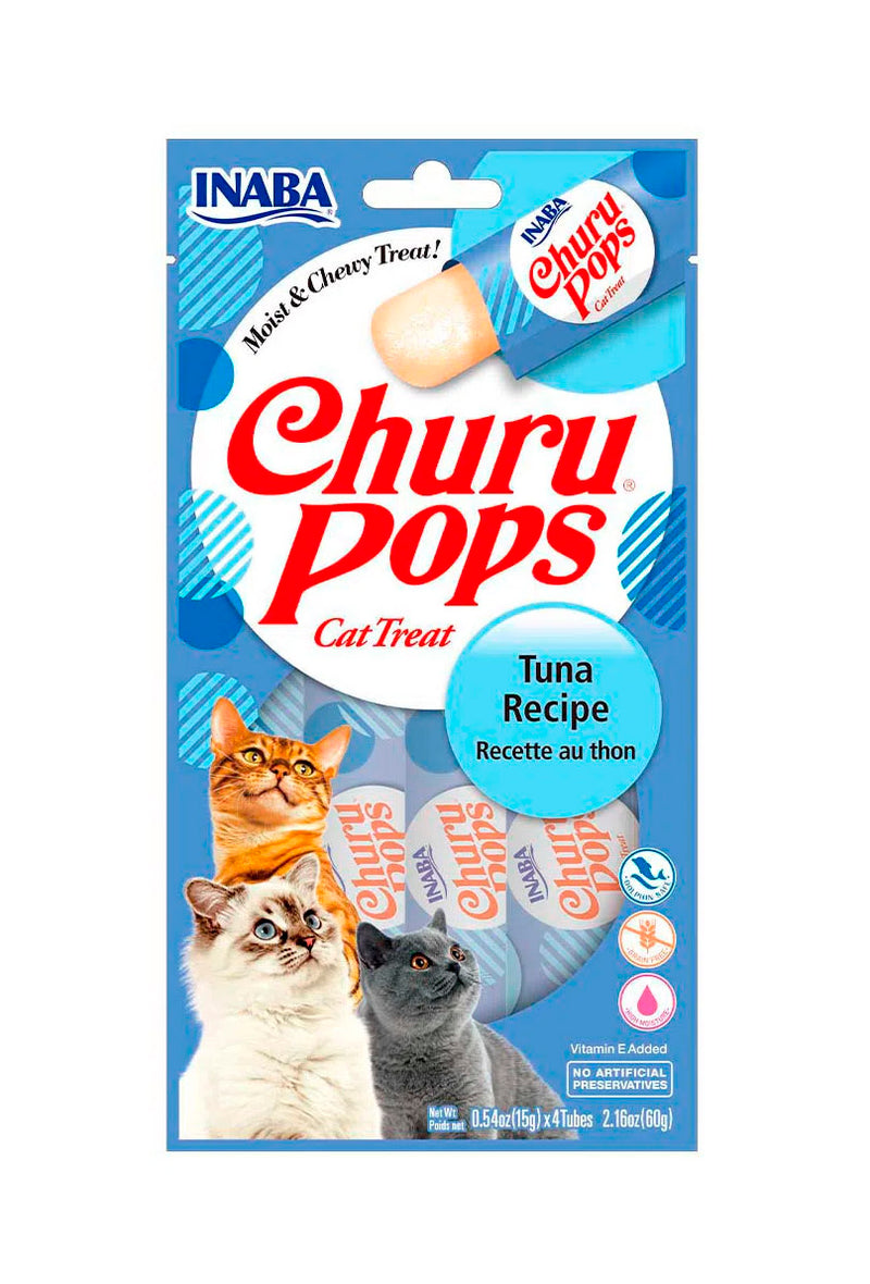 CHURU GATO POPS ATÚN X 4 UND