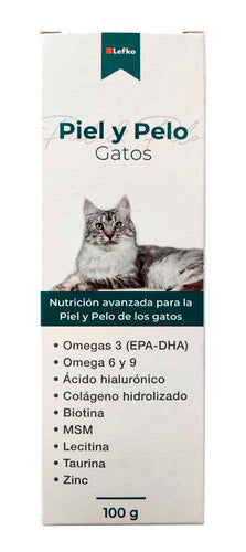 PIEL Y PELO GATOS ORAL X 100 GR