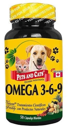 OMEGA PETS 3-6 Y 9  (50 TABLETAS)