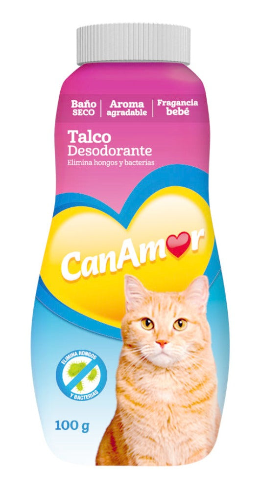 TALCO DESODORANTE GATO CANAMOR X 100 GR