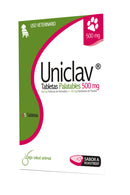 Medicamento Para Perro y Gato Uniclav 500 Mg Sobre X 5 Tabletas