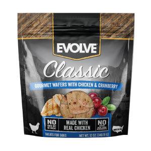 EVOLVE DOG SNACK WAFERS CORDERO 12 OZ