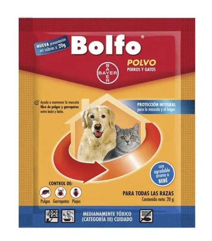 BOLFO POLVO X 20 GR (PERRO Y GATO)