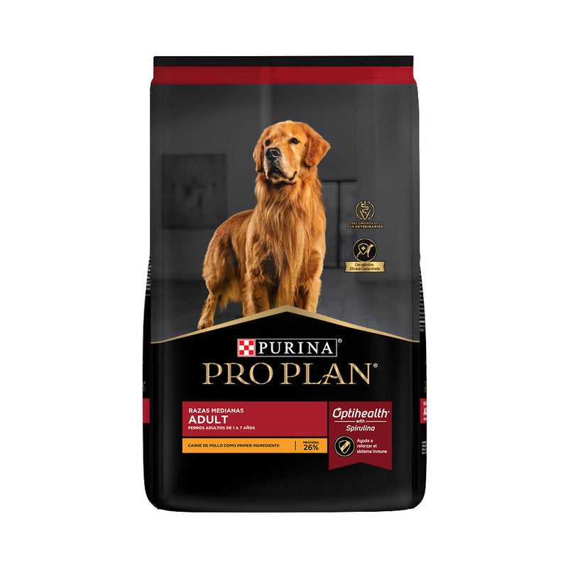 PRO PLAN ADULTO RAZA MEDIANA 15 + 3 KG