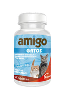 Medicamento Para Gato Amigo Frasco X 60 Tabletas