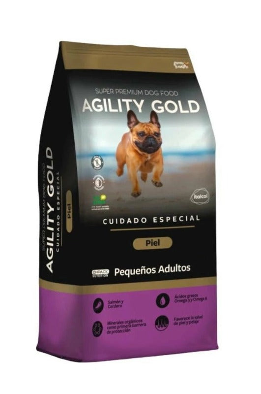 AGILITY GOLD PEQUEÑOS ADULTOS PIEL