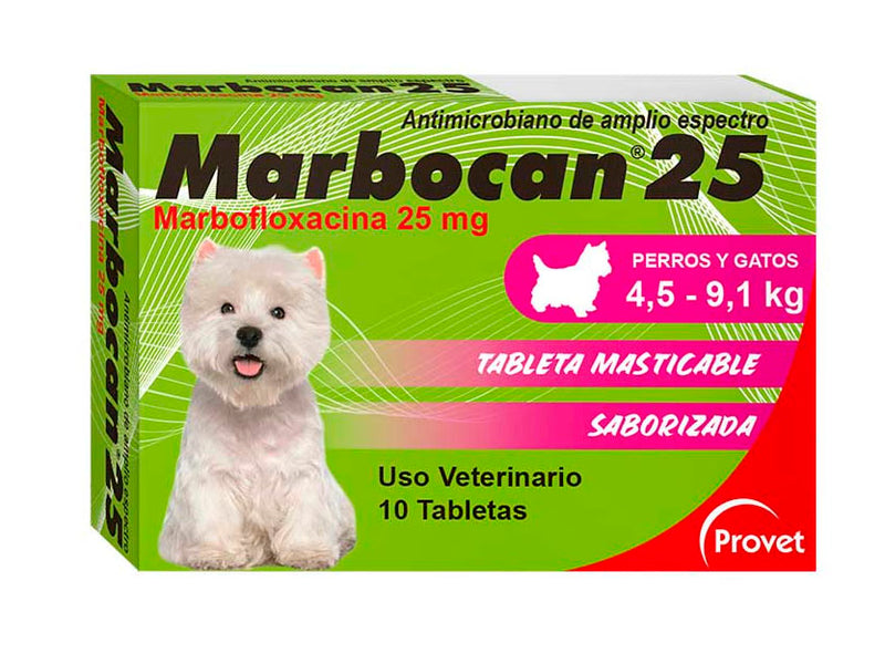 MARBOCAN 25 MG X 10 TABLETAS