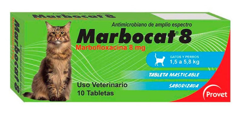 MARBOCAT X 10 TABLETAS