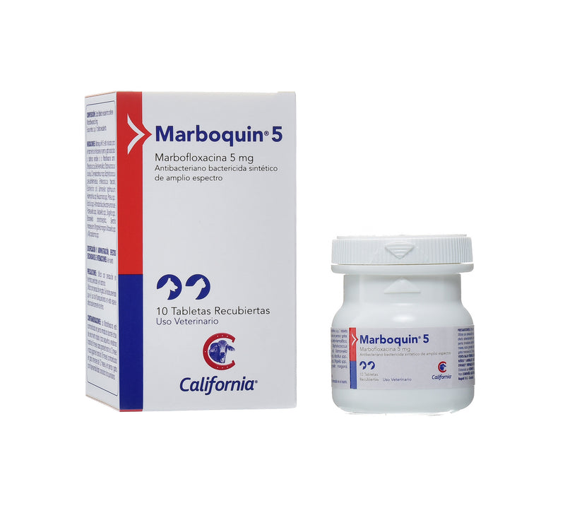 MARBOQUIN 5 MG FRASCO X 10 TAB