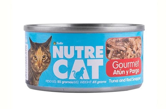 NUTRECAT GOURMET ATÚN Y PARGO LATA X 85 GR