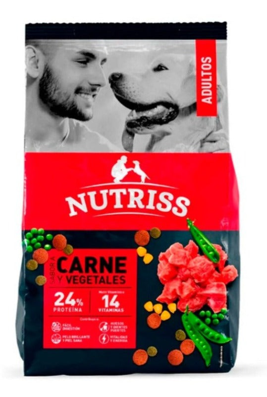 NUTRISS PERROS ADULTOS CARNE Y VEGETALES