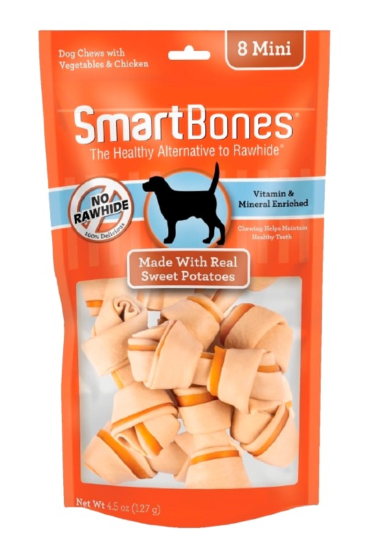 Snack para perros pequeños Smartbones Sweet Potato 8 Und