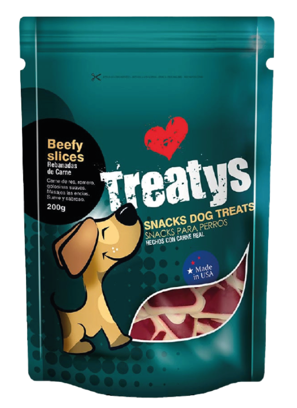 TREATYS BEEFY SLICES - 200 GR